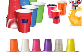 16oz Solo Party Plastic Cups MOQ 300PCS  grouped