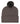 Charcoal Black Acrylic Beanie with Pom Pom