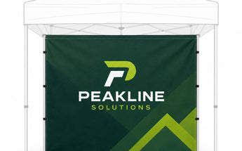 Full Back Wall for 10x10 Tent Kit, Sublimated, Single Sided Print  grouped