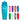 28 Oz. Poly-Clean™ Plastic Bottle plain grouped