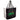 Black-White Extra Large Laminated Shopping Tote