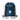 Navy Blue-Black Cinch Dazzler Reflective Drawstring Bag