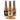 Gold Champagne Bottle with Candy Corn  grouped