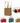 Mini Solid Color Cosmetic Paper Bags  grouped