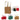 Mini Solid Color Cosmetic Paper Bags  grouped