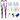 5/8" Polyester Screen Printed Breakaway Lanyard  grouped