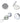 Silver Metal Pill Box  grouped