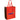 Red-Black Non Woven Jumbo Grocery Tote