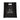 Black Small Non Woven Cut-Out Handle Tote