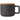Bamboo - Black Café Virtuoso -  12 oz. Ceramic Mug with Bamboo Lid plain