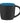 Zanzibar - Tasse en céramique noir mat 35 cl avec ColorPop