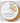 Lot de 4 sous-verres premium . dessus en copolyester brillant de 100 mil et base en liège de 1/16 po, ronds avec impression couleur