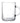Ionic, 11oz clear glass mug - Etched