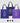 North Park - Non-Woven Shopping Tote Bag - Metallic imprint  grouped