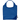 Blue Capri - Foldaway Shopping Tote Bag - 210D Polyester - Metallic imprint plain