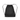 Black - Black Vilda 210D Polyester Drawstring Backpack plain