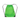 Lime Green - Black Vilda 210D Polyester Drawstring Backpack plain