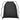 Black - Black Gateway - Non-Woven Drawstring Backpack plain