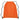 Orange - Black Gateway - Non-Woven Drawstring Backpack plain