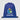 Royal Blue - Black Gateway - Non-Woven Drawstring Backpack