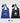 Santorini - Foldaway Shopping Tote Bag - 210D Polyester  grouped