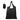 Black Santorini - Foldaway Shopping Tote Bag - 210D Polyester plain