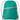 Caribbean Blue - Light Gray Vilda rPET Drawstring Backpack with Zippered Front Pocket plain