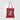 Red Geo - 5 oz. Recycled Cotton Tote Bag
