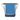 Steel Blue - Gray Neri Recycled Mesh Drawstring Bag - 34L plain