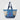 Dark Blue - Steel Blue - Gray Neri Recycled Mesh Foldable Tote Bag - 45L