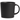Black Milano - 12 oz. Matte Glazed Ceramic Mug plain