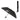 Black FOLDING UMBRELLA: 42" Arc