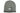 Grey Charcoal Skull Acrylic Beanie - Toque with Stripes