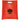 Red Non Woven Cut-Out Handle Tote