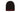 Black Red Skull Acrylic Beanie - Toque with Stripes