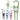 Aluminum Divot Tool With Ball Marker  grouped