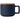 Bamboo - Navy Blue Café Virtuoso -  12 oz. Ceramic Mug with Bamboo Lid plain
