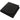 Black 100% Recycled PET Fleece Blanket plain