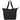 Black - Black Metropolis™ 600D Recycled Polyester Zippered 44-can Cooler Tote Bag - 20L plain