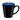 Black - Blue 12 oz. Two-Tone Ceramic Mug plain