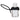 Black Caddy Strap 1 oz Hand Sanitizer plain