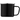 Black - Chrome Wyoming - 13 oz. Enamel-Coated Campfire Mug with Stainless Rim plain