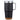 Black Cortina 24 oz Vacuum Insulated Travel Mug with Cork Base plain