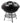 Black Cuisinart Outdoors® 14" Charcoal Grill plain