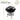 Black Cuisinart Outdoors® 14" Charcoal Grill plain