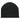 BLACK Double Layer Fleece Beanie plain grouped