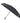 Black Elements 39" Recycled rPET Manual Mini Folding Umbrella