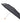 Black Elements 43" Recycled rPET Manual Folding Umbrella plain