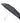 Black Elements 43" Recycled rPET Manual Folding Umbrella