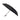 Black Elements 46" Recycled rPET Auto Open/Close Folding Umbrella plain